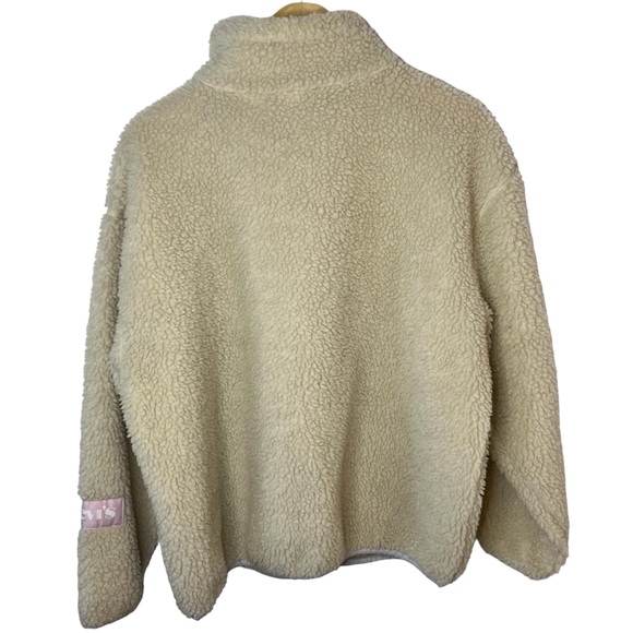 Levi’s Sherpa Pullover Half-Zip Size Large - Picture 3 of 5